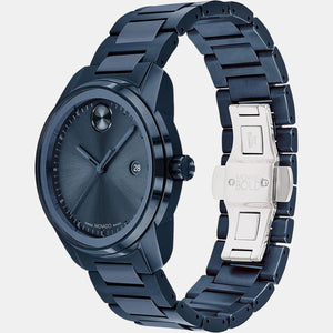 Bold Verso Men Quartz Blue Dial Analog Stainless Steel Watch 3600862