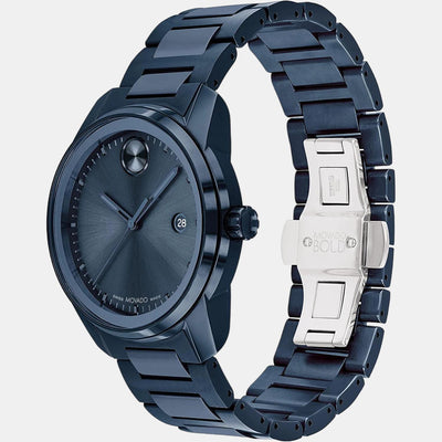 Bold Verso Men Quartz Blue Dial Analog Stainless Steel Watch 3600862