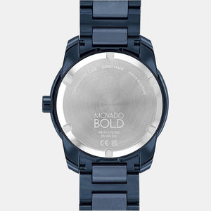 Bold Verso Men Quartz Blue Dial Analog Stainless Steel Watch 3600862
