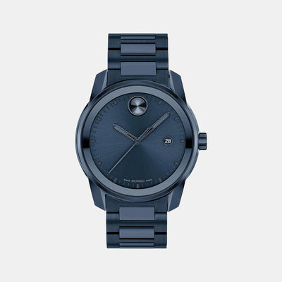 Bold Verso Men Quartz Blue Dial Analog Stainless Steel Watch 3600862