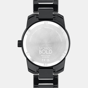 Bold Verso Men Quartz Black Dial Analog Stainless Steel Watch 3600863