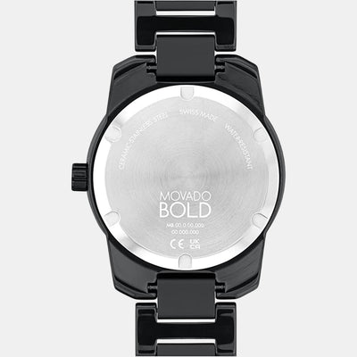 Bold Verso Men Quartz Black Dial Analog Stainless Steel Watch 3600863