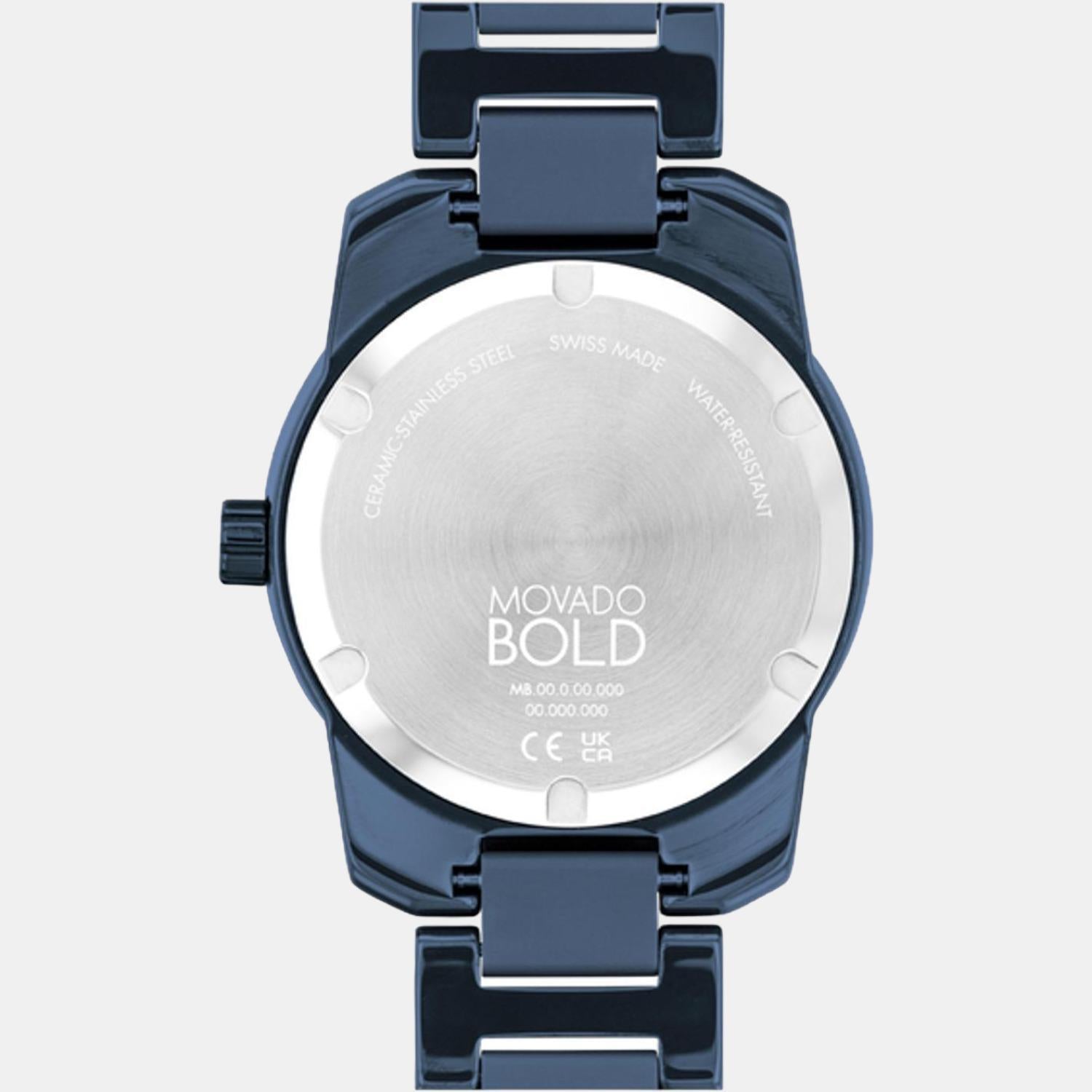 Bold Verso Men Quartz Black Dial Analog Stainless Steel Watch 3600864