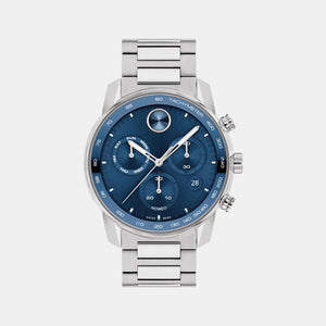 Bold Verso Men Quartz Blue Dial Chronograph Stainless Steel Watch 3600865