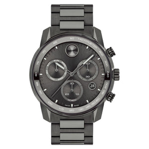 Movado Bold Verso Gunmetal Dial Men 44mm