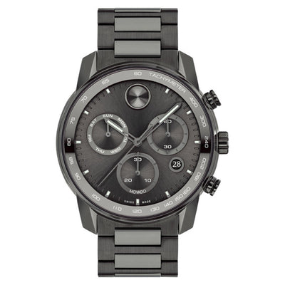 Movado Bold Verso Gunmetal Dial Men 44mm