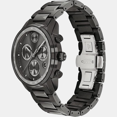 Bold Verso Men Quartz Grey Dial Chronograph Stainless Steel Watch 3600867