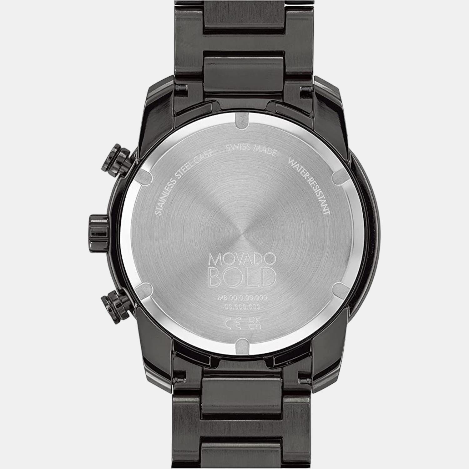 Bold Verso Men Quartz Grey Dial Chronograph Stainless Steel Watch 3600867