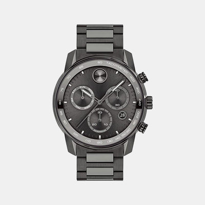 Bold Verso Men Quartz Grey Dial Chronograph Stainless Steel Watch 3600867
