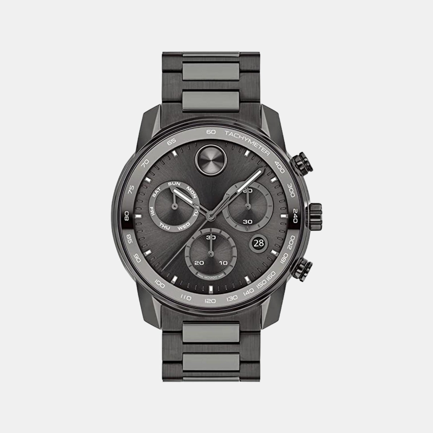 Bold Verso Men Quartz Grey Dial Chronograph Stainless Steel Watch 3600867