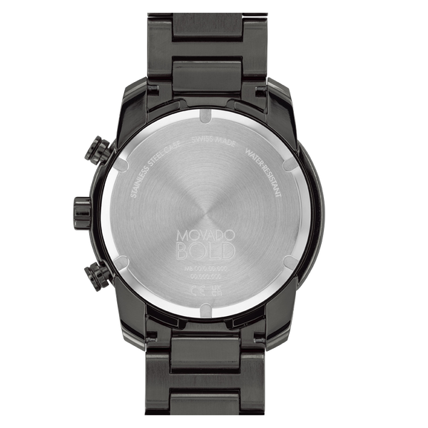 Movado Bold Verso Gunmetal Dial Men 44mm