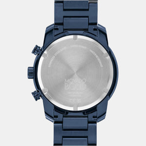 Bold Verso Men Quartz Blue Dial Chronograph Stainless Steel Watch 3600868