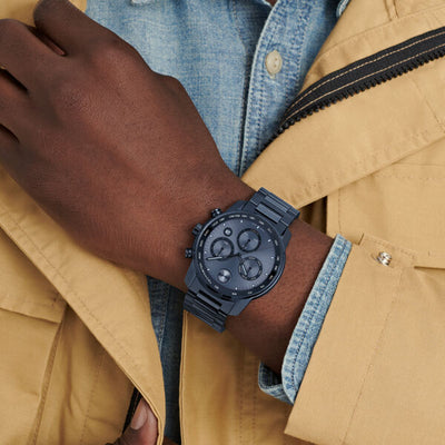 Movado Bold Verso Blue Dial Men 44mm