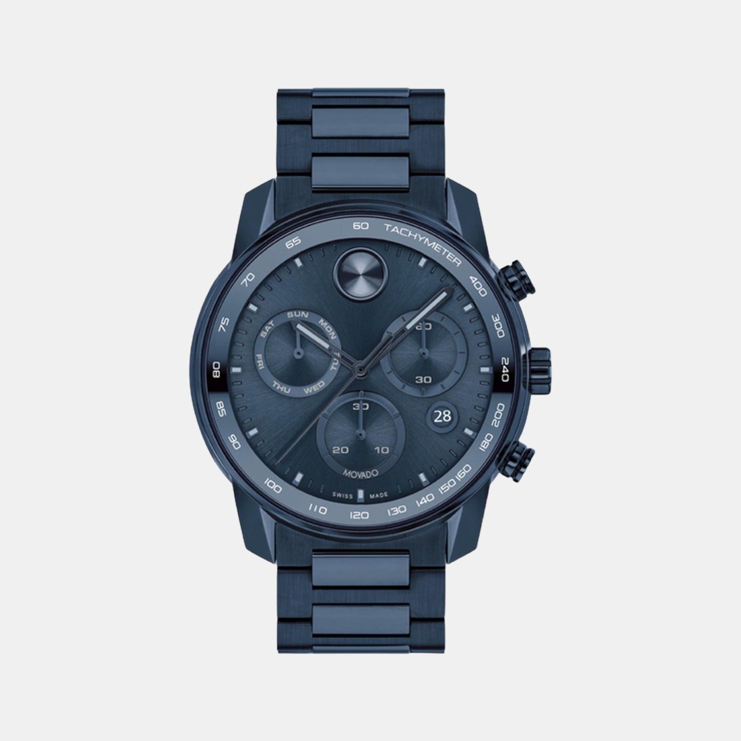Bold Verso Men Quartz Blue Dial Chronograph Stainless Steel Watch 3600868