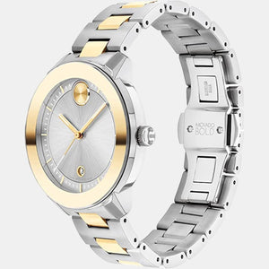 Bold Verso Women Quartz Silver Dial Analog Stainless Steel Watch 3600870