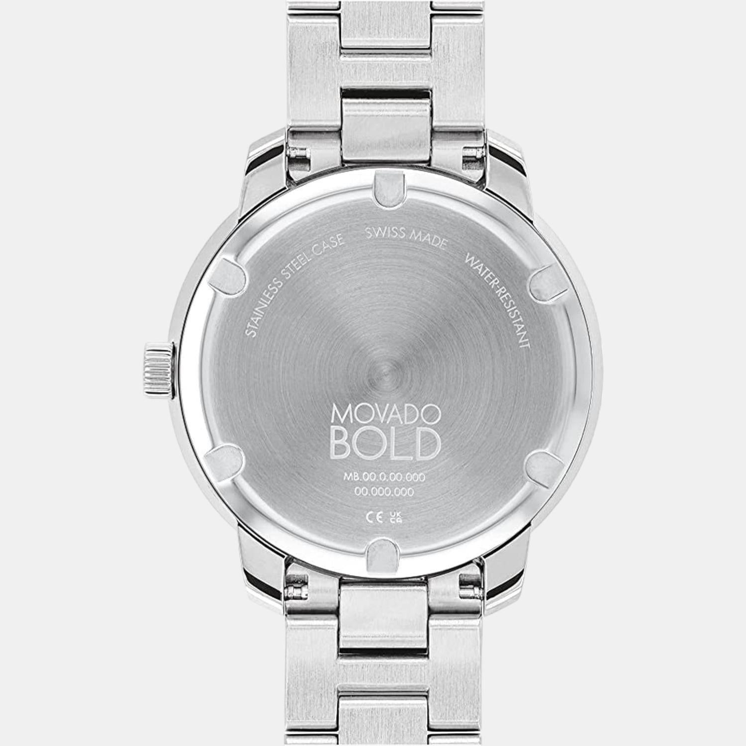 Bold Verso Women Quartz Silver Dial Analog Stainless Steel Watch 3600870