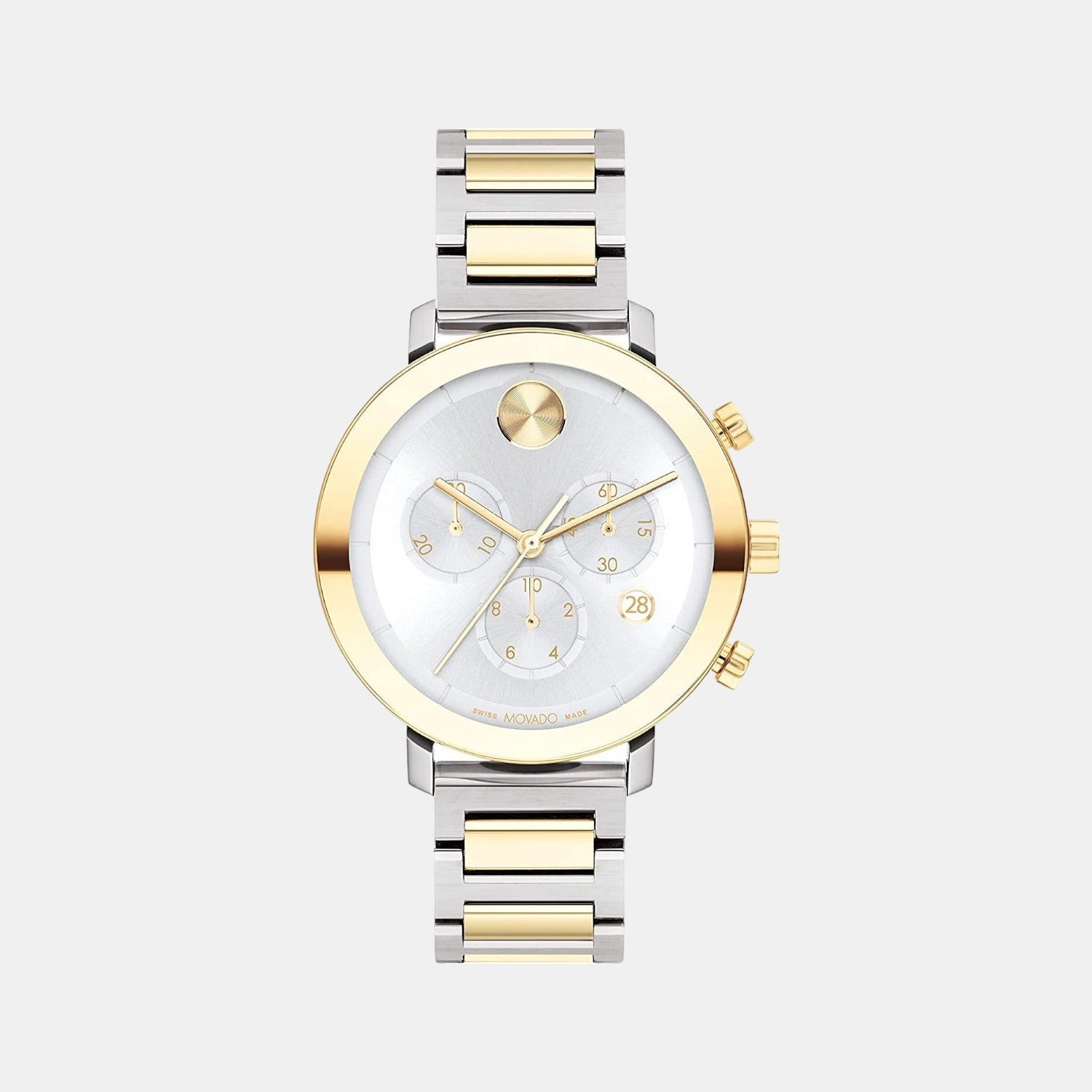 Bold Evolution Women Quartz Silver Dial Chronograph Stainless Steel Watch 3600885