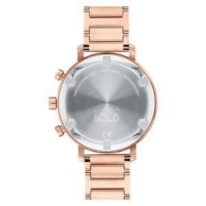 Movado Bold Evolution Rose Gold Dial Women 38mm