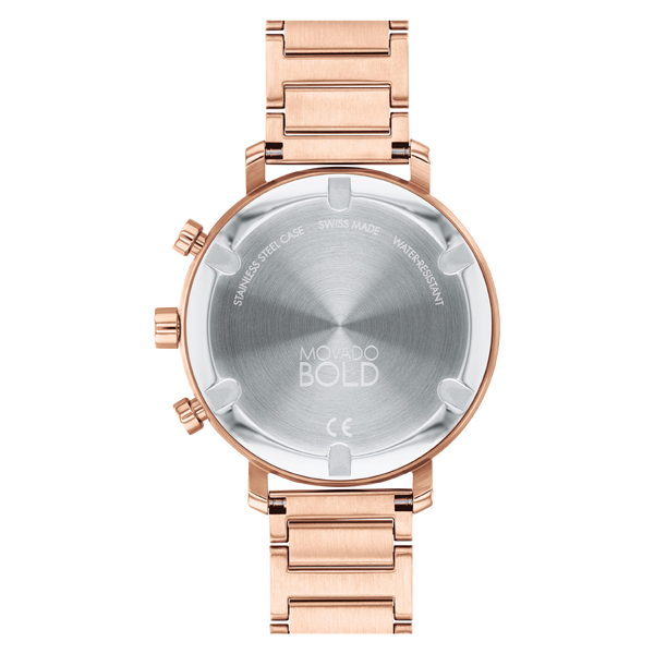 Movado Bold Evolution Rose Gold Dial Women 38mm
