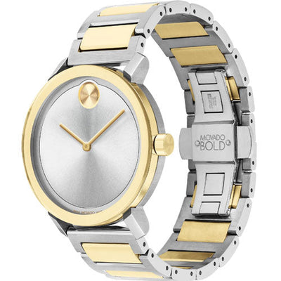 Movado Bold Evolution Silver Dial Unisex 40mm