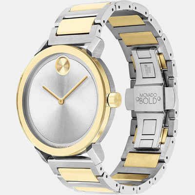 Bold Evolution Women Quartz Silver Dial Analog Stainless Steel Watch 3600887
