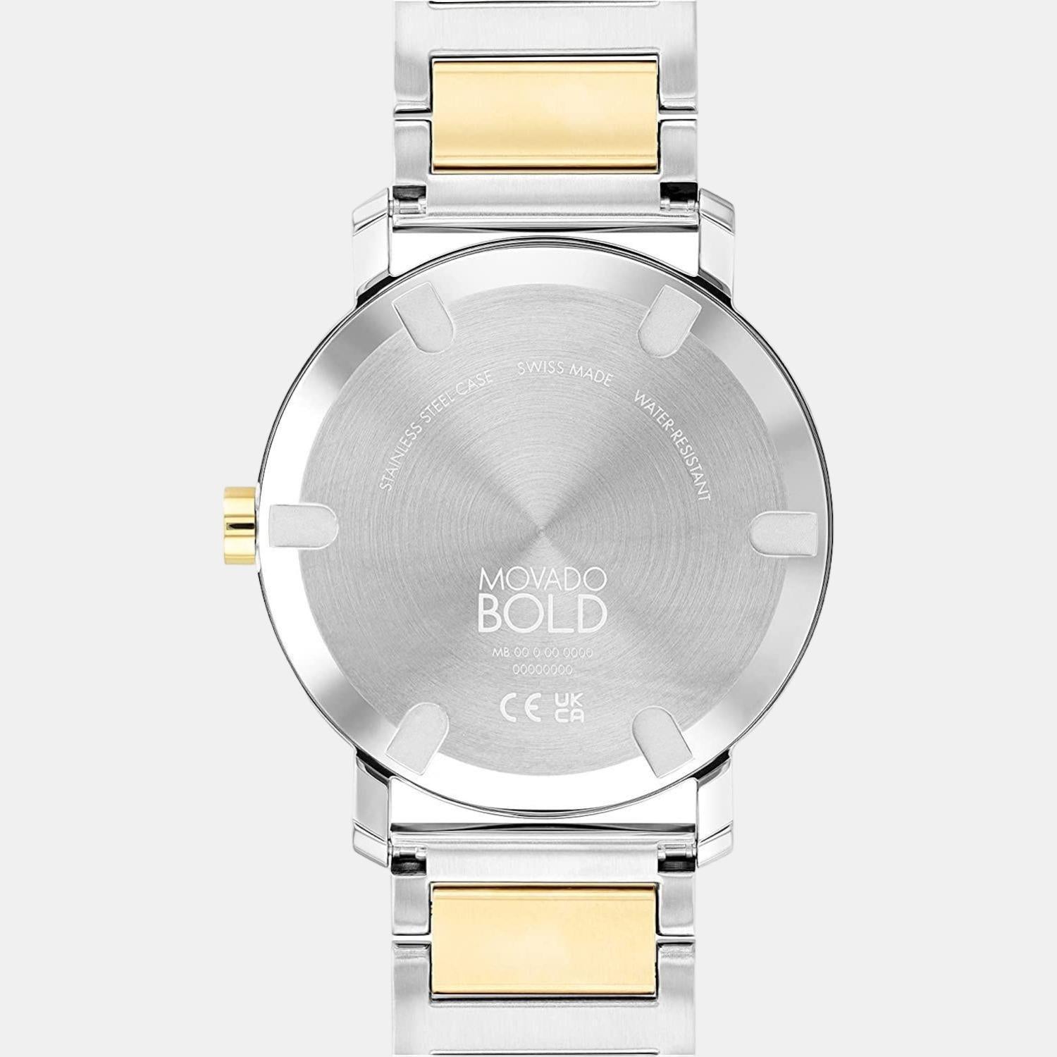 Bold Evolution Women Quartz Silver Dial Analog Stainless Steel Watch 3600887