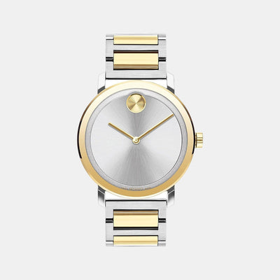 Bold Evolution Women Quartz Silver Dial Analog Stainless Steel Watch 3600887