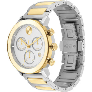 Movado Bold Evolution Silver Dial Men 42mm