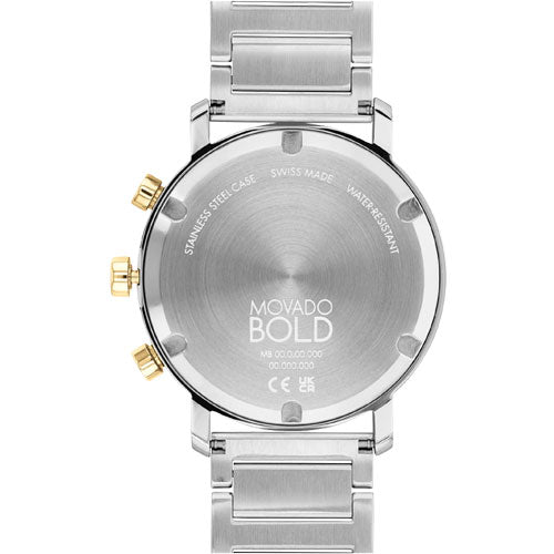 Movado Bold Evolution Silver Dial Men 42mm
