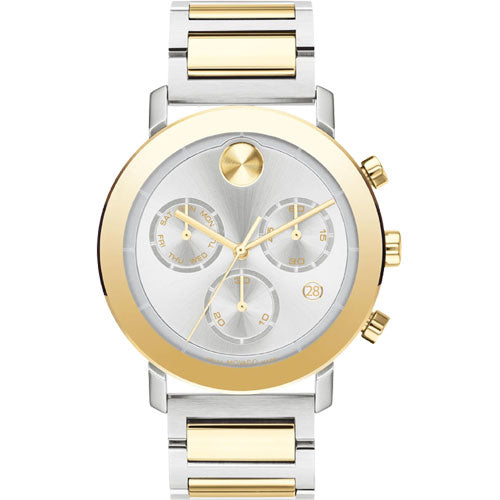 Movado Bold Evolution Silver Dial Men 42mm
