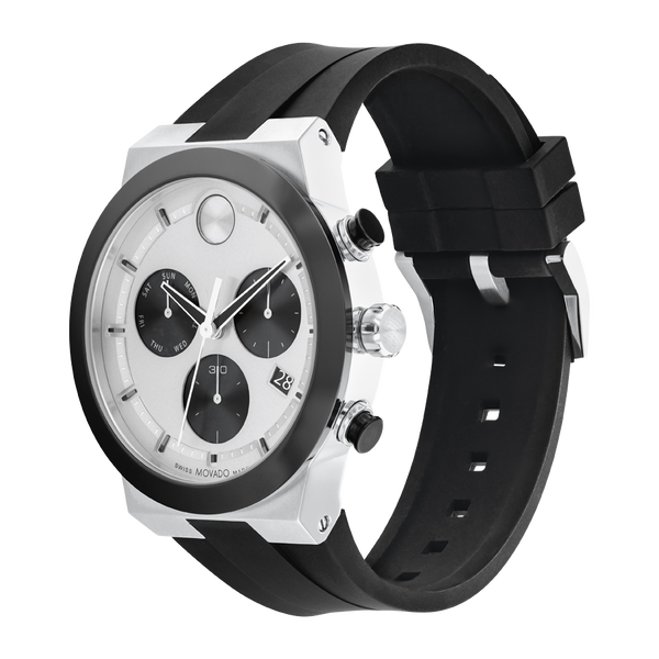 Movado Bold Fusion Silver Dial Men 44.5mm