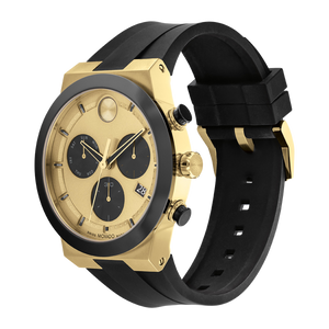 Movado Bold Fusion Gold Dial Men 44.5mm