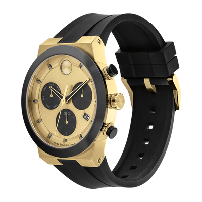 Movado Bold Fusion Gold Dial Men 44.5mm