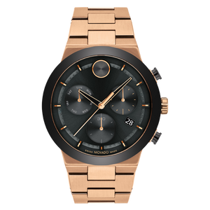 Movado Bold Fusion Black Dial Men 44mm