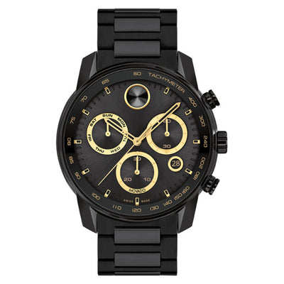 Movado Bold Verso Black Dial Men 44mm