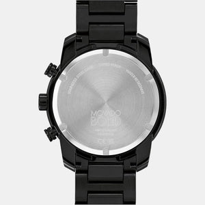 Bold Verso Men Quartz Black Dial Chronograph Stainless Steel Watch 3600906