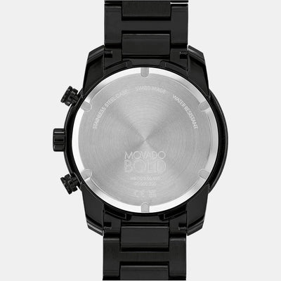 Bold Verso Men Quartz Black Dial Chronograph Stainless Steel Watch 3600906