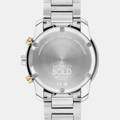 Bold Verso Men Quartz Gold Dial Chronograph Stainless Steel Watch 3600907