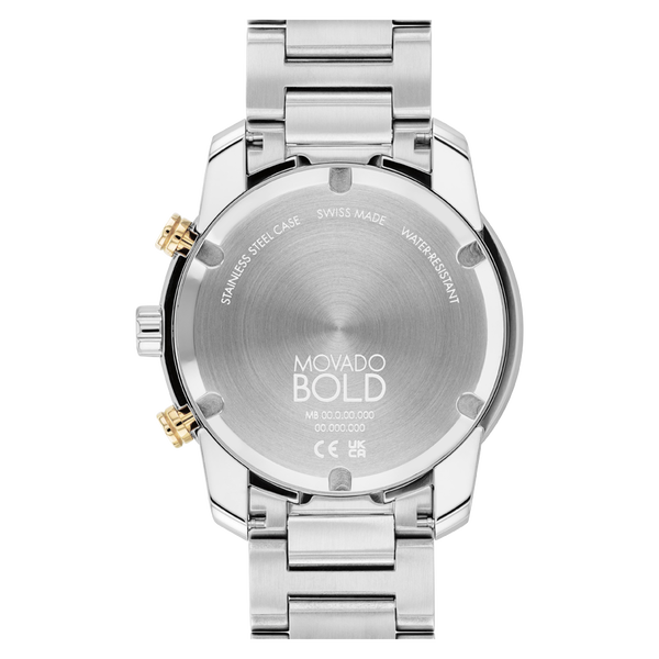 Movado Bold Verso Gold Dial Men 44mm