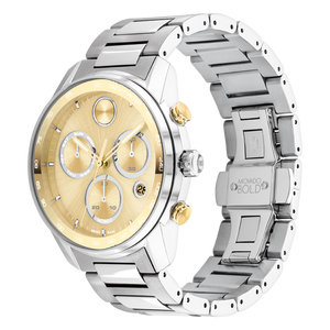 Movado Bold Verso Gold Dial Men 44mm