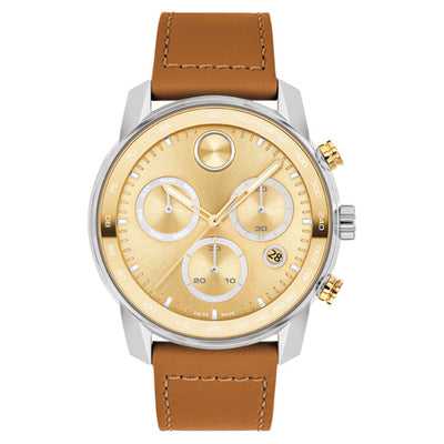 Movado Bold Verso Gold Dial Men 44mm