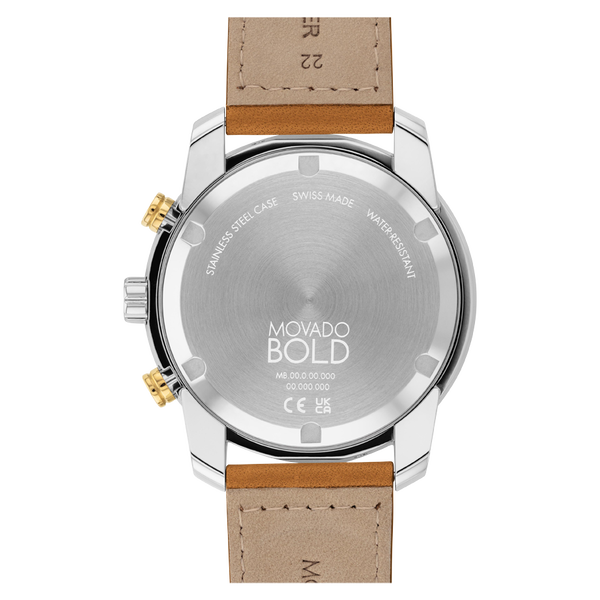 Movado Bold Verso Gold Dial Men 44mm