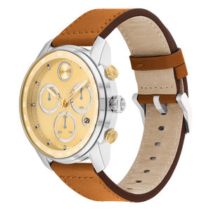 Movado Bold Verso Gold Dial Men 44mm