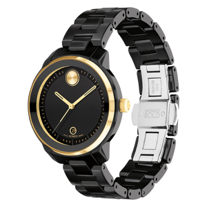 Movado Bold Fusion Verso Black Dial Women 39mm