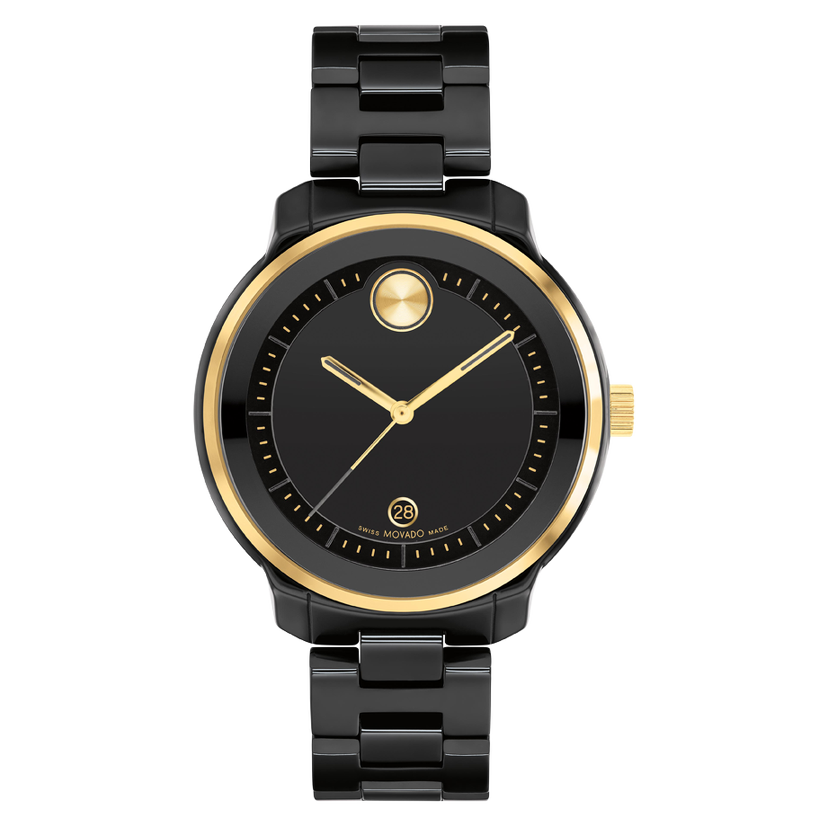 Movado Bold Fusion Verso Black Dial Women 39mm
