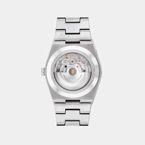 Bold Men Quartz Black Dial Analog Stainless Steel Watch 3600941