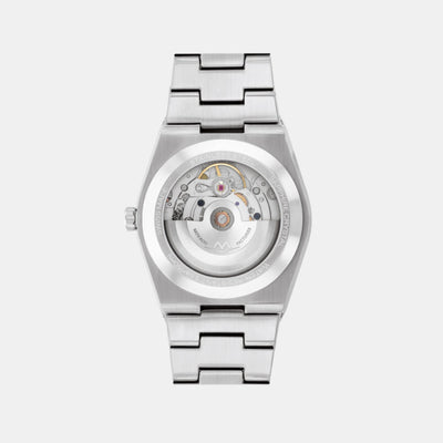 Bold Men Quartz Black Dial Analog Stainless Steel Watch 3600941