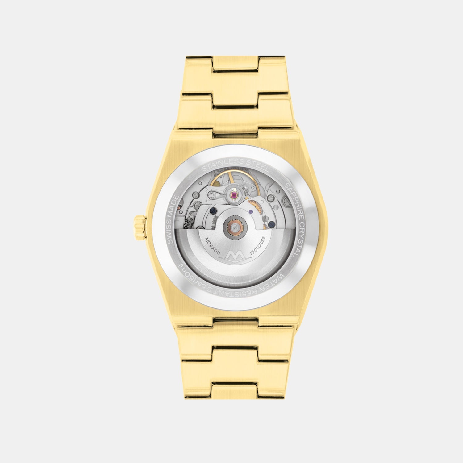 Bold Quest Men Automatic White Dial Analog Stainless Steel Watch 3600943