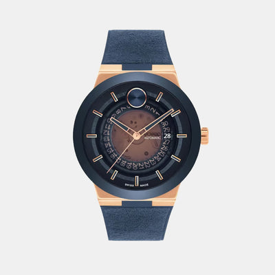 Bold Fusion Automatic Men Quartz Two Tone Dial Analog Rubber Watch 3601005