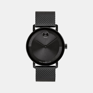 Bold Evolution 2.0 Men Quartz Black Dial Analog Mesh Watch 3601072
